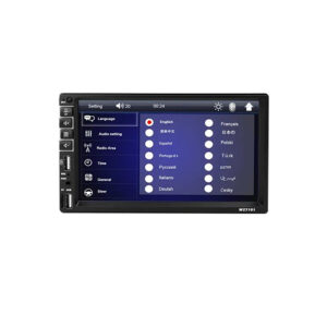 Musicway-25-Car Stereo with LCD & Remote Control | Universal Fit MP3 Player -Bluetooth, USB, AUX, FM Radio
