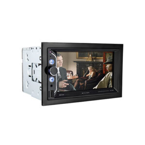 Musicway-9-Car Audio System with Bluetooth, FM, Dual USB, AUX, SD Card, LCD Display Remote Control Car Audio Player